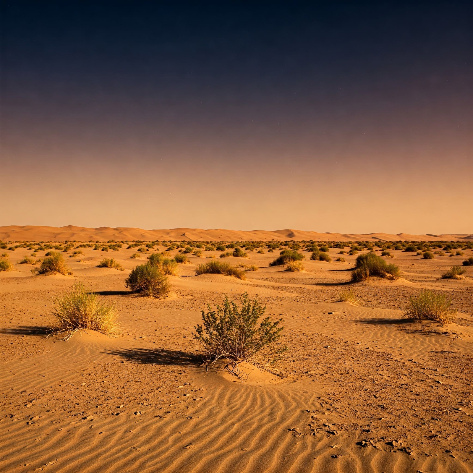 Desierto árido en región interior de Laurasia.