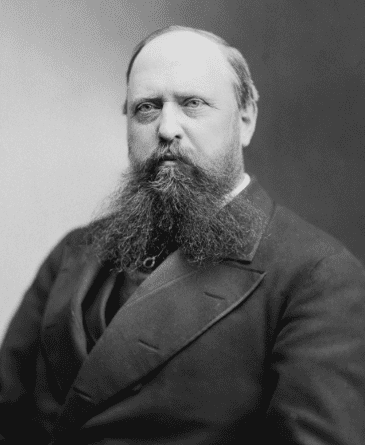 Retrato del paleontólogo Othniel Charles Marsh