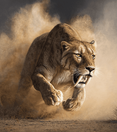 Imagen del Smilodon